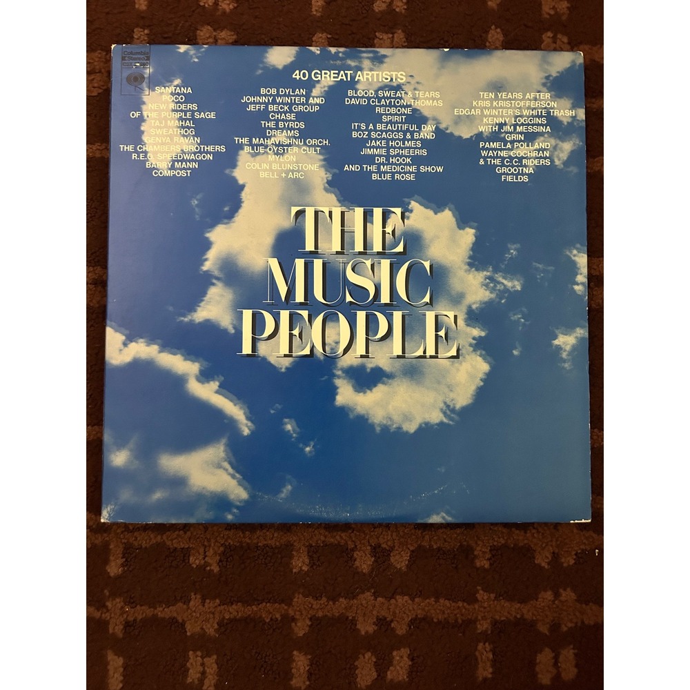 The Music People 3 LP Vinyl Record Set Columbia C3X 31280 Santana Bob Dylan 1972